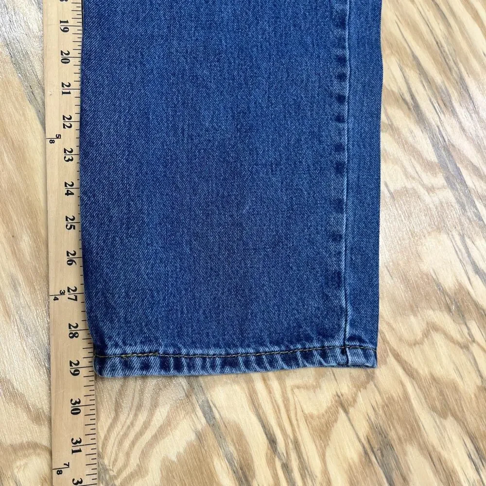 Levis 550 Relaxed Fit Jeans Mens 38x30 Blue Denim Cotton Classic Preppy